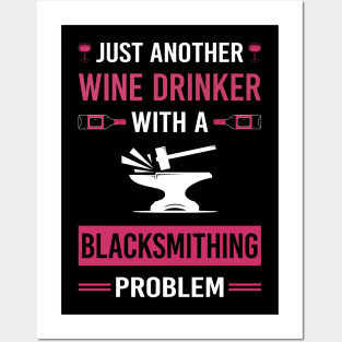 Wine Drinker Blacksmithing Blacksmith Posters and Art